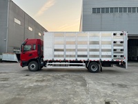 Camion de transport de bétail Dongfeng Tianjin 4x2 pour poulets et porcelets, conteneur séparé en aluminium
