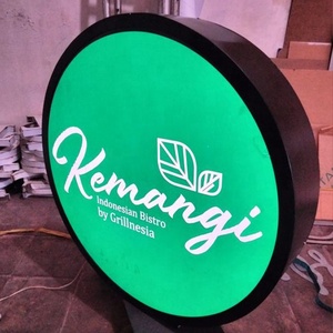 Ngoài trời không thấm nước quảng cáo double side Bảng hiển thị Vòng 3D chân không hình thành LED hộp đèn - Product Image 2