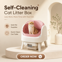 AutoScooper 11 Bac à litière automatique intelligent, mains libres, nettoyage facile, contrôle des odeurs pour plusieurs chats, fournitures quotidiennes pratiques pour animaux de compagnie