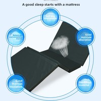 Matelas plat hybride simple/double en sisal et fibre de coco pour lit d'hôpital, école, prison, maison de retraite, usage spécial