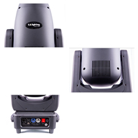 GA300L LED 3-in-1 Beam Light DMX512 Statisches Gobo 11 Gobos + Offenes Rotations-Gobo 8 Gobos + Offenes Disco-Bühnenlicht für Hochzeiten & Performance-Bühnen