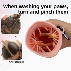 Manufacturer <b>Silicone</b> Pet Bath Massage <b>Glove</b> Brush Non Irritating When in Contact with Pet Skin No Odor - Product Image 2