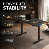 Table de jeu AOR Gaming réglable en hauteur, certification RoHS, facile à assembler, trois niveaux de mémoire réglables, vente en gros d'usine