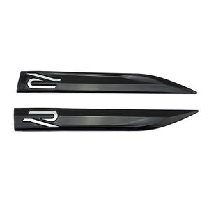 สติกเกอร์พลาสติก ABS ตราสัญลักษณ์2ชิ้น/เซ็ตสำหรับ VW <span class=keywords><strong>Golf</strong></span> <span class=keywords><strong>8</strong></span> <span class=keywords><strong>R</strong></span> line - Product Image 1