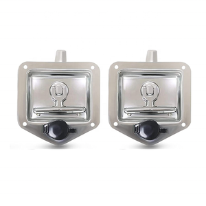 Rvs Trailer Auto Vouwen T Bar Compressie Handvat Paddle Panel Klink Rv Camper Voertuig Truck Rear Deur <span class=keywords><strong>Toolbox</strong></span> <span class=keywords><strong>Lock</strong></span> - Product Image 1