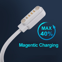 Cable Magnético USB 2.0 de 4 Pines para Reloj Inteligente, Cable de Datos Pogo, Venta al Por Mayor de Fábrica