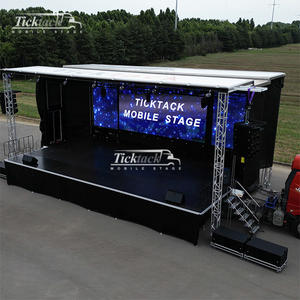 Remolque de Escenario Móvil Hidráulico de Instalación Rápida de 13 m de Largo TL90 para Conciertos, Festivales de Música, Cruzadas de Iglesia, Eventos en Vivo - Product Image 1