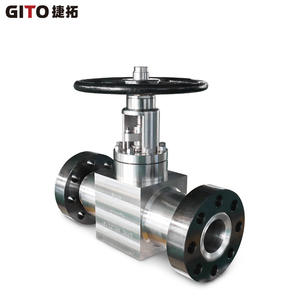 Válvula de Compuerta Roscada Forjada de Acero Inoxidable DN125 de Alta Presión con Control Eléctrico y Manual para Agua, Petróleo y Gas - Product Image 1