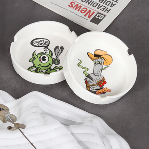 Ceramic Funny <strong>Ashtray</strong> Handmade <strong>Cool</strong> Fancy Porcelain Ceramic Smoking <strong>Ashtrays</strong> for Cigarettes Ash Tray for Home Office Decoration - Product Image 3