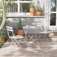 Ensemble de Tables et chaises de jardin, pour un gain de place coloré, Portable, Patio, maison, café, Restaurant