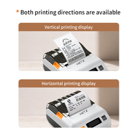 Stiker Printer tanpa tinta 2 inci portabel Mini Label termal kecil 58mm Printer kode batang AQ20 tersedia