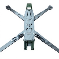 Châssis de drone en fibre de carbone de 10 pouces, bras de 450 mm, pièces de rechange anti-fissures pour assemblage DIY de drone FPV