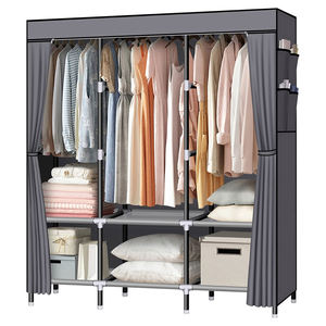 خزانة ملابس لأثاث غرف النوم، منظم ملابس من قماش غير منسوج مقاوم للماء، خزانة سهلة التجميع والتنظيف - Product Image 1