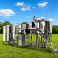 Équipement complet de brassage de bière Tonsen 2000L 3000L, système de brasserie clé en main 20HL 30HL, machine en acier inoxydable 304 pour brasserie artisanale