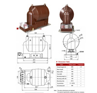 Transformateur de tension 10 kV JDZX8-10 pour appareillage intérieur, idéal pour la mesure et la protection – Sélection de projet