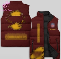Veste d'hiver chaude pour femmes, taille plus, avec logo d'équipe vintage imprimé sur mesure, impression numérique 3D