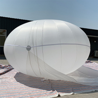 Ballon gonflable en PVC hélium avec logo personnalisé de haute qualité et publicité extérieure à impression complète avec lumière