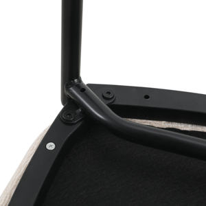 Ghế bọc nhung và một nử<span class=keywords><strong>a</strong></span> được bọc lại với ghế ăn bằng kim loại - Product Image 5