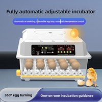 Nouvel incubateur d'œufs intelligent entièrement automatique pour la maison, petit format, pour l'éclosion de poussins, canards et oies