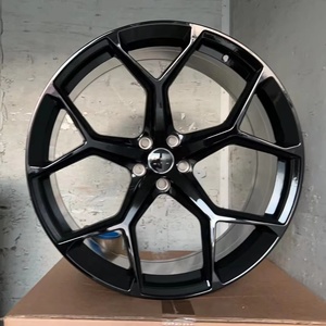 Rines Deportivos YQ en Oferta para Autos de Pasajeros, 18 19 20 21 22 23 Pulgadas, Negro Brillante, para <span class=keywords><strong>Audi</strong></span> RS6 RS5 A8 A6 A7 A5 Q8, 5 Orificios - Product Image 4