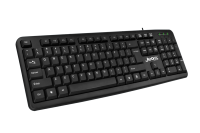 Clavier USB filaire noir à 104 touches avec rétroéclairage RVB, différentes versions de claviers filaires pour le bureau et la maison