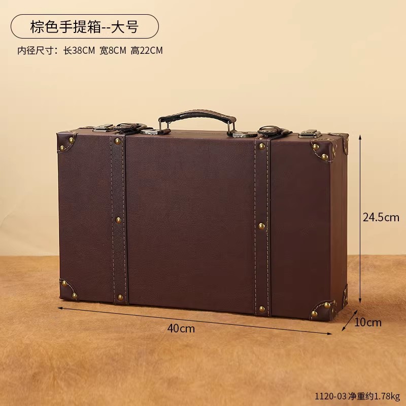 1120-03 Valise marron - Grande
