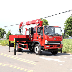 Camion <span class=keywords><strong>grue</strong></span> léger FAW Tiger VH 4x2 avec <span class=keywords><strong>grue</strong></span> hydraulique à flèche droite de 6,3 tonnes Changxing - Product Image 6