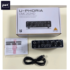 <span class=keywords><strong>Carte</strong></span> <span class=keywords><strong>son</strong></span> <span class=keywords><strong>Behringer</strong></span> UMC202HD, interface audio USB 2 entrées/2 sorties avec 2 préamplis micro Midas et alimentation fantôme 48V, équipement audio - Product Image 5