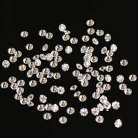 Moissanite en vrac de couleur EF blanc de 0,8 mm, 1 mm, 2 mm, 2,5 mm, prix par carat, provenant d'un fabricant chinois