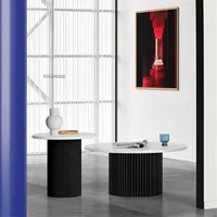 Table basse en marbre, table à thé ronde, mobilier de salon, fabricant, vente en gros, OEM, ODM, taille personnalisée, commande en gros