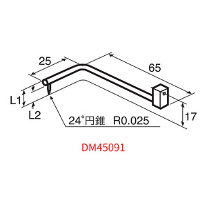 เครื่องวัดความหยาบ Accretech รุ่น Stylus Dm45090 หัววัดทรงกรวย 24 องศา R0.025 สำหรับการวัดพื้นผิว - Product Image 2