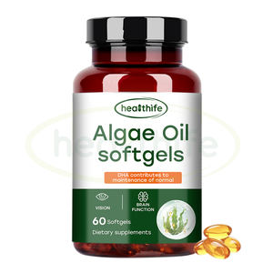 Kapsul Lunak Minyak Alga Nabati Suplemen Omega 3 Minyak Alga Softgel Nabati <span class=keywords><strong>DHA</strong></span> EPA Suplemen Harian Nabati - Product Image 5