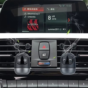 Diffuseur de parfum pour voiture en forme de robot mignon, à clipser sur la sortie d'air, parfum longue durée + parfum solide pour voiture - Product Image 5