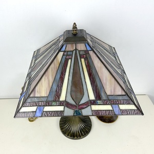 LongHuiJing 16-Inch Mediterranean-Style LED Table Lamp Stained Glass Base Dome Eco-Friendly Flexible Simple AC Colorful - Product Image 3
