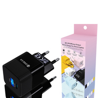 Vente en gros d'usine, chargeur rapide USB C 25W GaN, adaptateur secteur PD QC3.0 pour iPhone, Samsung, Xiaomi, prise EU US UK, OEM ODM