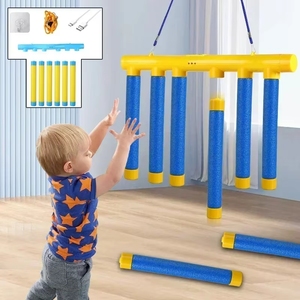 Zenidoo Kid Reflex Drop Sticks Challenge Game, jeu de coordination œil-main, entraînement de la réaction, vitesse réglable, jouet en plastique rechargeable - Product Image 6