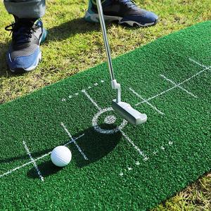 Tapis de <span class=keywords><strong>mini</strong></span>-putter de <span class=keywords><strong>golf</strong></span> en gazon artificiel multifonctionnel personnalisé tapis de pratique de mise en place de club de <span class=keywords><strong>golf</strong></span> avec boîte à billes et trous de mise en place - Product Image 6