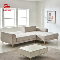 Sofá Cama Moderno de Dos Plazas, Acolchado con Espuma, Plegable, de Tela, con Garantía de 2 Años, para Apartamento, Sala de Estar, Hotel