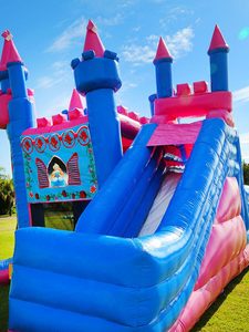 Castillo inflable de princesa para niñas, Combo de castillo hinchable para saltar, casa hinchable - Product Image 6