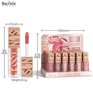 Fard à joues <span class=keywords><strong>liquide</strong></span> velours mat, pigment facial, poudre longue durée, fard à joues crème naturel orange pêche <span class=keywords><strong>rare</strong></span>, maquillage - Product Image 6