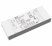 Contrôleur LED sans fil RF2.4G DIM/CCT V2-P 84W/168W/180W/240W*2CH*7A 12-48V pour contrôle LED monochrome ou bicolore