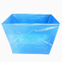 Sac en plastique transparent multifonctionnel en PE, anti-poussière, à fond plat avec thermoscellage pour l'emballage