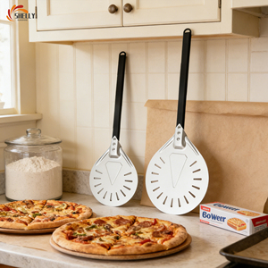 Pala para <span class=keywords><strong>Pizza</strong></span> Perforada Antiadherente <span class=keywords><strong>de</strong></span> Aluminio <span class=keywords><strong>de</strong></span> <span class=keywords><strong>7</strong></span>/8 Pulgadas <span class=keywords><strong>de</strong></span> Grosor, Precio <span class=keywords><strong>de</strong></span> Fábrica XL, Venta al Por Mayor para Pizzerías - Product Image 5