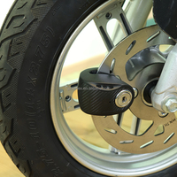Alarme de sécurité pour le cyclisme Serrure à disque Serrure à disque pour scooter électrique Accessoires de scooter antivol Serrure de frein à disque