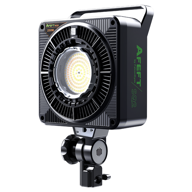 AFEFT SQ2 250W 3000-10000K CRI96 LED Bowens Mount Photography Light Switch+Knob Infrared Remote Control 220V/110V Lighting