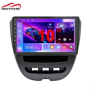 วิทยุติดรถยนต์ไร้สาย Rhythm 10 นิ้ว รองรับ Carplay และ Android Auto พร้อม Wifi GPS ระบบนำทาง FM RDS สำหรับรถยนต์ Toyota Aygo/Peugeot 107/Citroen C1 ปี 2005-2014 - Product Image 1