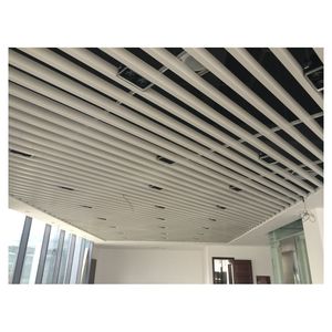 <span class=keywords><strong>Prima</strong></span> Moderne Personnalisé En Aluminium Ignifuge U Forme Tube Déflecteur Plafond Grille Bande Plafond Carreau Revêtement En Alliage D'aluminium - Product Image 6
