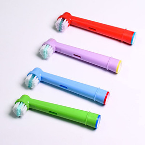 4 têtes de brosse à dents recyclables pour enfants, compatibles avec les brosses à dents électriques, poils souples, usage domestique, GZ RTS, commande en gros mixte - Product Image 3