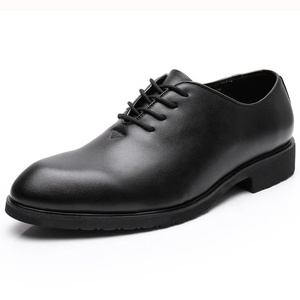 Scarpe Eleganti <span class=keywords><strong>da</strong></span> <span class=keywords><strong>Uomo</strong></span> in Vera Pelle Super Confortevoli Antiscivolo con Punta Affusolata e Lacci Design Basso per Ufficio Business Abbigliamento Formale - Product Image 1