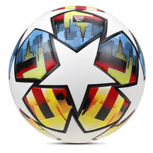 Logo kustom sepak bola Ukuran Resmi 5 PU bola Amerika sepak bola pertandingan sepak bola latihan sepak bola bola